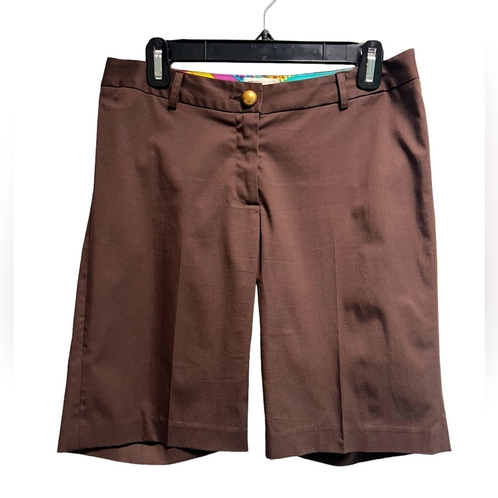 MILLY OF NEW YORK Women’s Brown Bermuda Shorts - Size 8